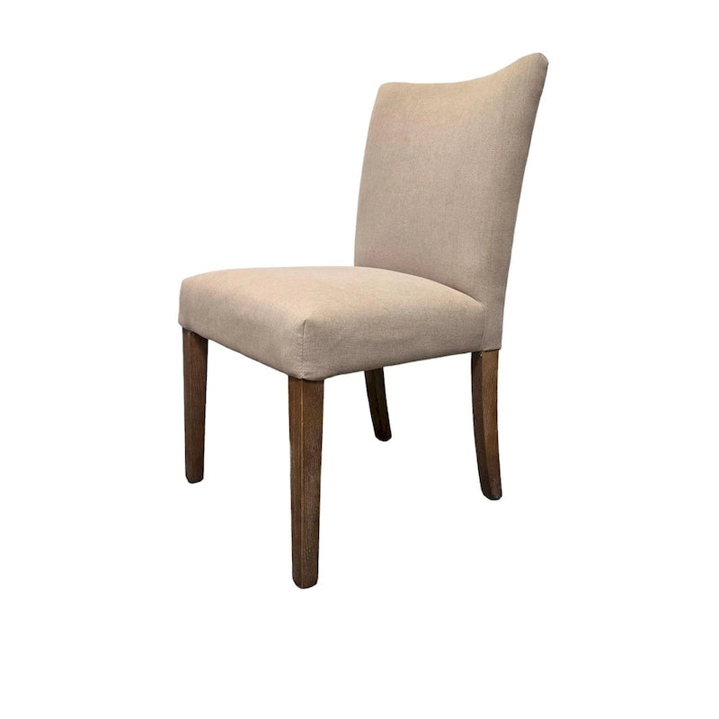 Set di 2 sedie da pranzo, beige e marroni, 2 persone