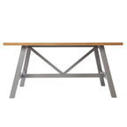 Tavolo da pranzo rettangolare A-Frame naturale/grigio, 2-4 posti a sedere