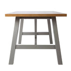 Tavolo da pranzo rettangolare A-Frame naturale/grigio, 2-4 posti a sedere