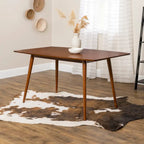 Tavolo da pranzo di metà secolo Acorn/Walnut, 6 posti