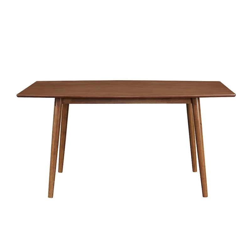 Tavolo da pranzo di metà secolo Acorn/Walnut, 6 posti