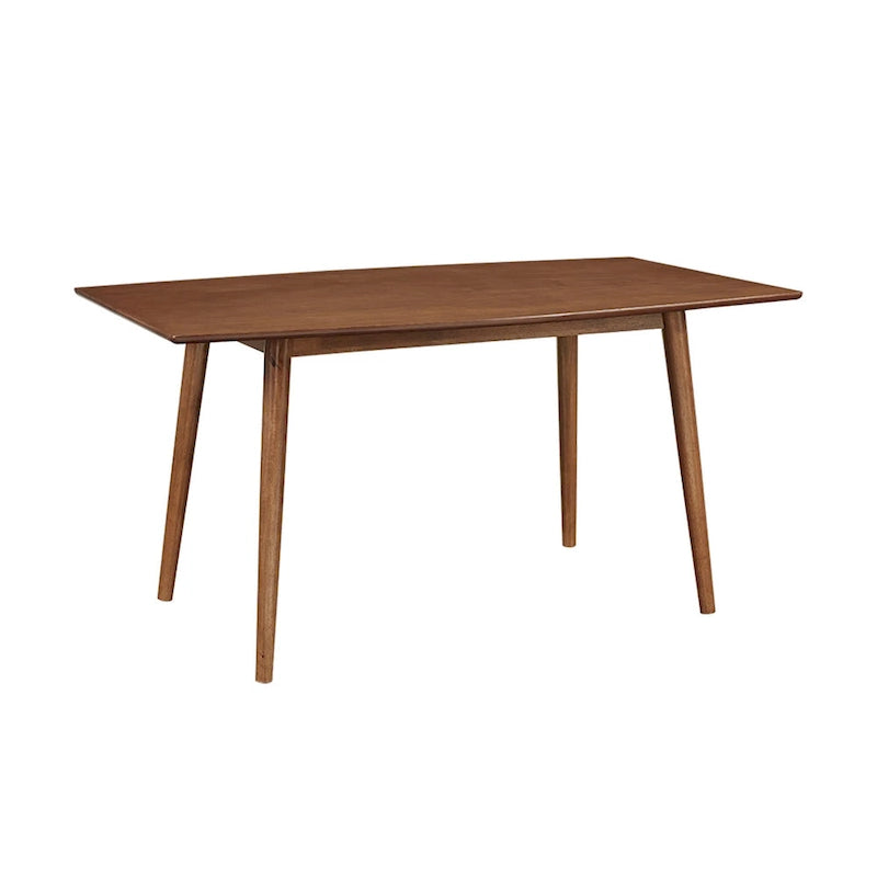 Tavolo da pranzo di metà secolo Acorn/Walnut, 6 posti