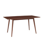 Tavolo da pranzo di metà secolo Acorn/Walnut, 6 posti