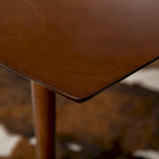 Tavolo da pranzo di metà secolo Acorn/Walnut, 6 posti