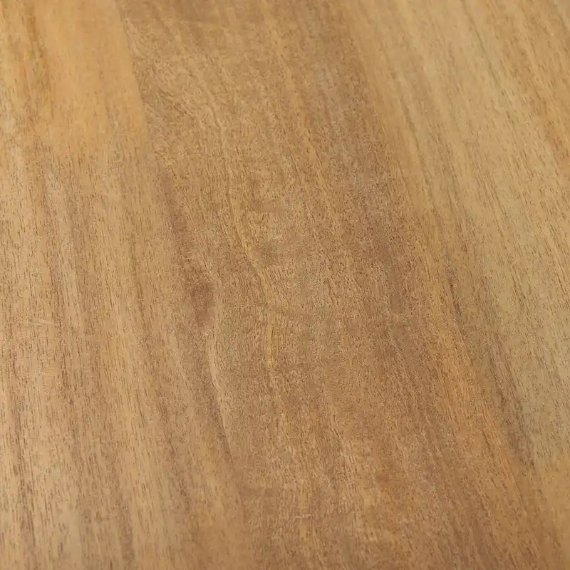 Tavolo da Pranzo Ovale Marrone Chiaro, Legno Massello di Mango, 6-8 Posti