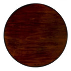 Tavolo da pranzo rotondo con piedistallo da 48", ciliegio antico / marrone ciliegio / legno di recupero, 4 posti a sedere