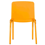 Sedia da Pranzo Trasparente Impilabile, Stile Moderno, Set da 4