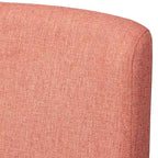 Sedie da pranzo Mid-Century, Lino Multicolore, Set da 4