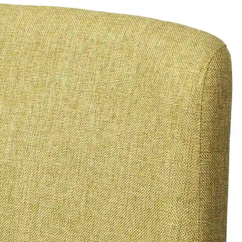 Sedie da pranzo Mid-Century, Lino Multicolore, Set da 4