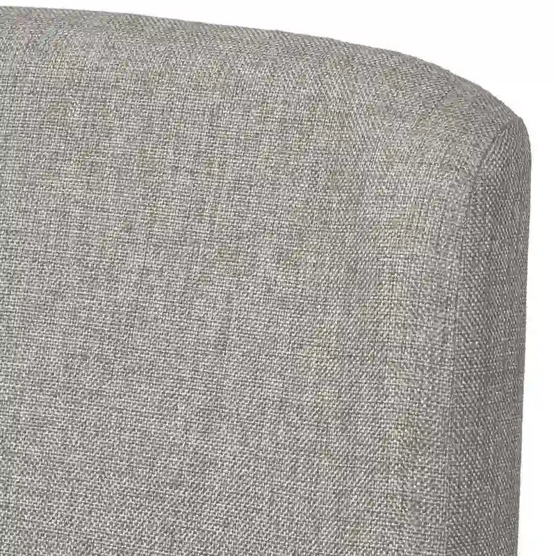 Sedie da pranzo Mid-Century, Lino Multicolore, Set da 4