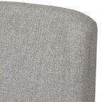 Sedie da pranzo Mid-Century, Lino Multicolore, Set da 4