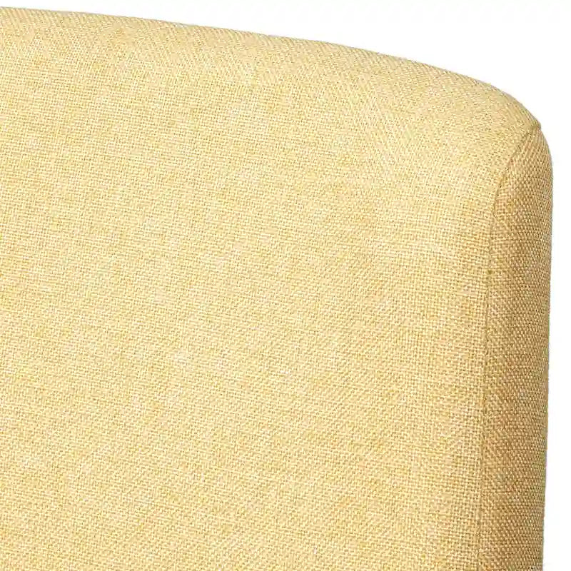 Sedie da pranzo Mid-Century, Lino Multicolore, Set da 4