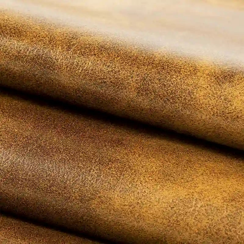 Poltrona Scandi da salotto, singola, color cachi/marrone giallastro/crema