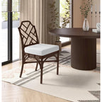Kara Rattan Dining Side Chair, (Set of 2)