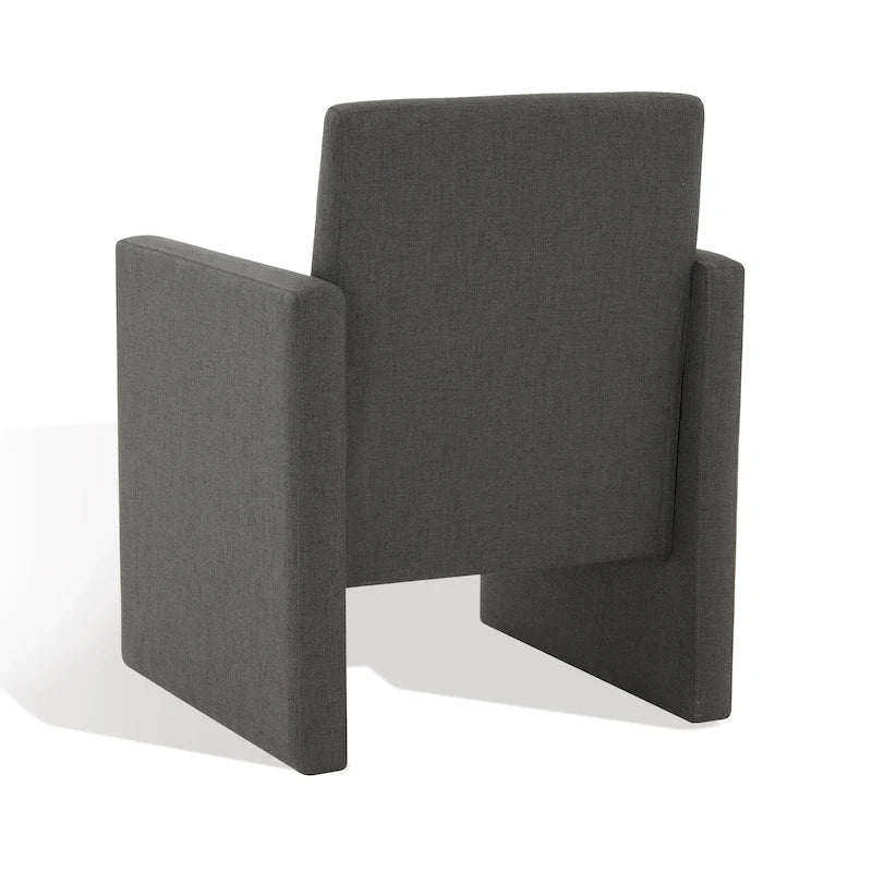 Poltrona in lino colore tortora / grigio antracite / avorio / grigio chiaro, stile moderno, 1 posto