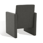 Poltrona in lino colore tortora / grigio antracite / avorio / grigio chiaro, stile moderno, 1 posto