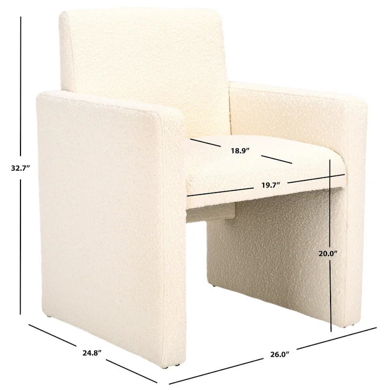 Poltrona in lino colore tortora / grigio antracite / avorio / grigio chiaro, stile moderno, 1 posto
