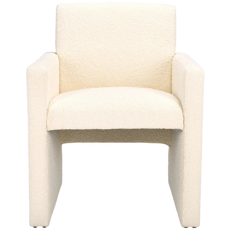 Poltrona in lino colore tortora / grigio antracite / avorio / grigio chiaro, stile moderno, 1 posto