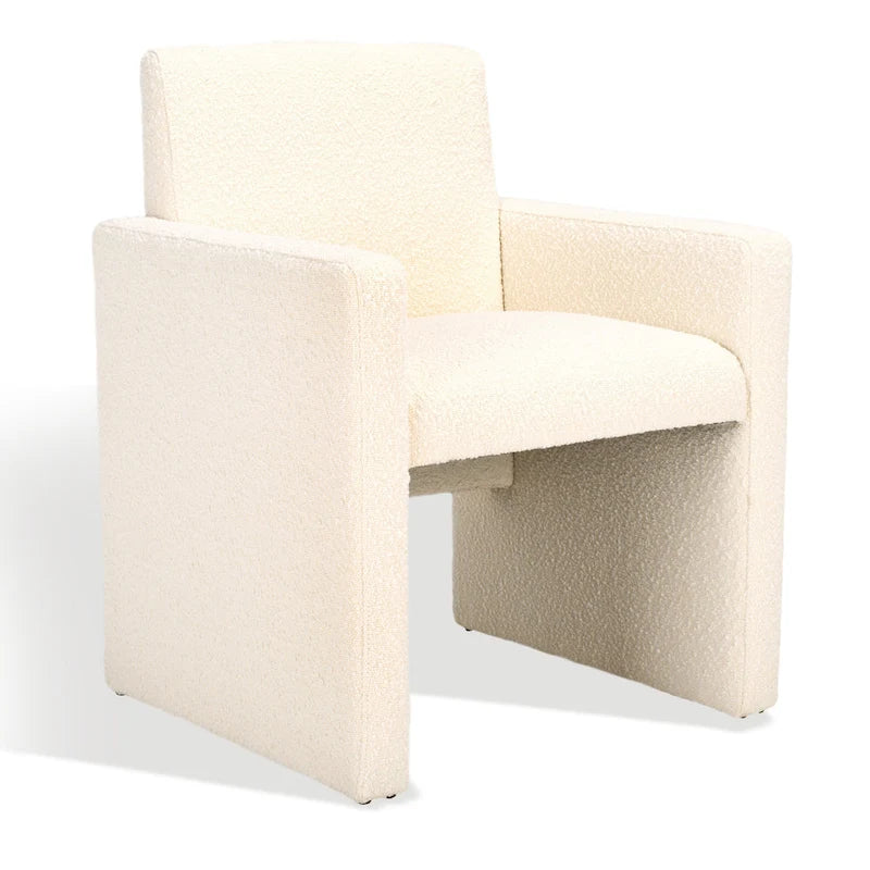 Poltrona in lino colore tortora / grigio antracite / avorio / grigio chiaro, stile moderno, 1 posto