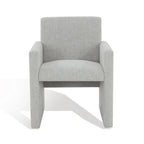 Poltrona in lino colore tortora / grigio antracite / avorio / grigio chiaro, stile moderno, 1 posto