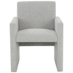 Poltrona in lino colore tortora / grigio antracite / avorio / grigio chiaro, stile moderno, 1 posto