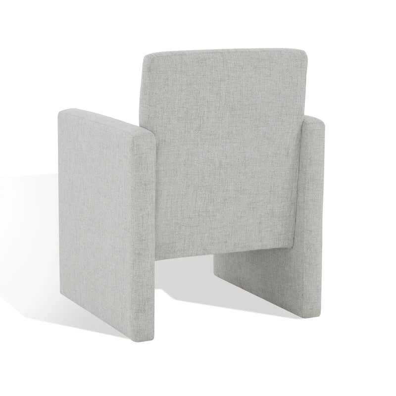 Poltrona in lino colore tortora / grigio antracite / avorio / grigio chiaro, stile moderno, 1 posto