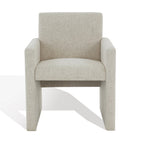 Poltrona in lino colore tortora / grigio antracite / avorio / grigio chiaro, stile moderno, 1 posto