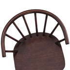 Sedia da pranzo senza braccioli Spindle Back nera / bianca / caffè scuro / noce, set da 4