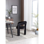 Sedia da pranzo con braccioli e schienale a botte in velluto beige/oliva/nero, set da 2