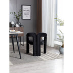 Sedia da pranzo con braccioli e schienale a botte in velluto beige/oliva/nero, set da 2