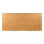 Tavolo da Pranzo Rettangolare in Legno Naturale con Base in Ottone, 8–10 Posti a Sedere