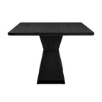 Tavolo da Pranzo Rettangolare in Legno Naturale con Base in Ottone, 8–10 Posti a Sedere