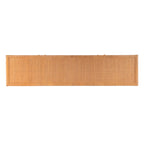 Credenza a 4 ante in rattan naturale, montaggio da 1 persona