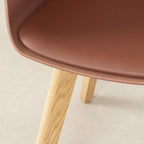 Sedia da Pranzo con Gambe in Legno di Faggio, Stile Scandinavo, Set da 2