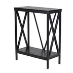 Supporto per acquario/terrario in acciaio nero a X, 1 vasca, 75 litri