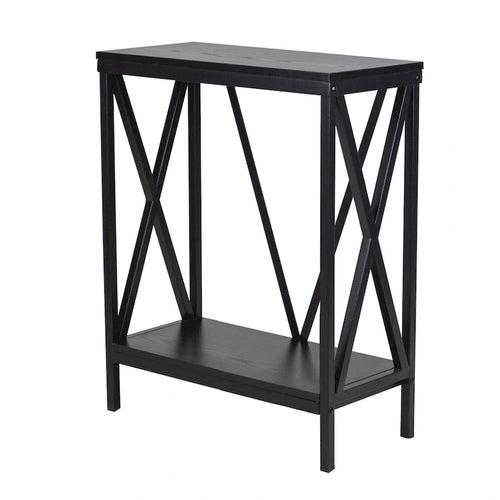 Supporto per acquario/terrario in acciaio nero a X, 1 vasca, 75 litri