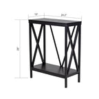 Supporto per acquario/terrario in acciaio nero a X, 1 vasca, 75 litri